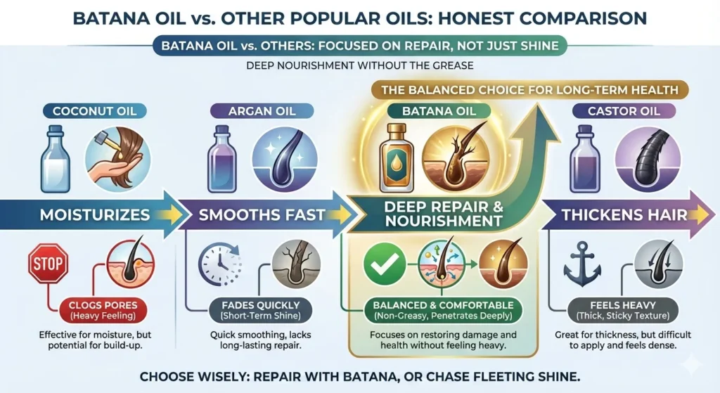 Batana Oil vs Other Popular Oils