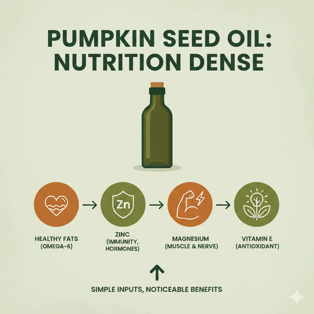 Pumpkin seed oil: Nutrition dense