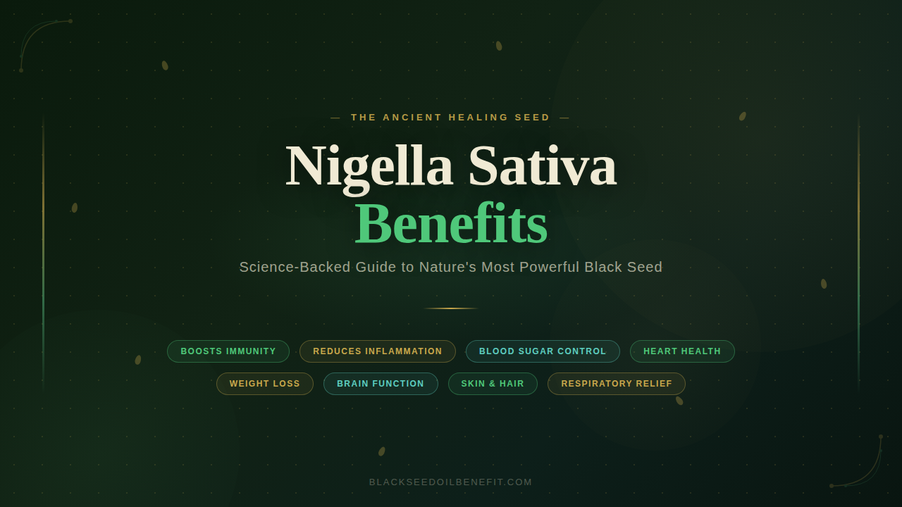 Nigella Sativa Benefits